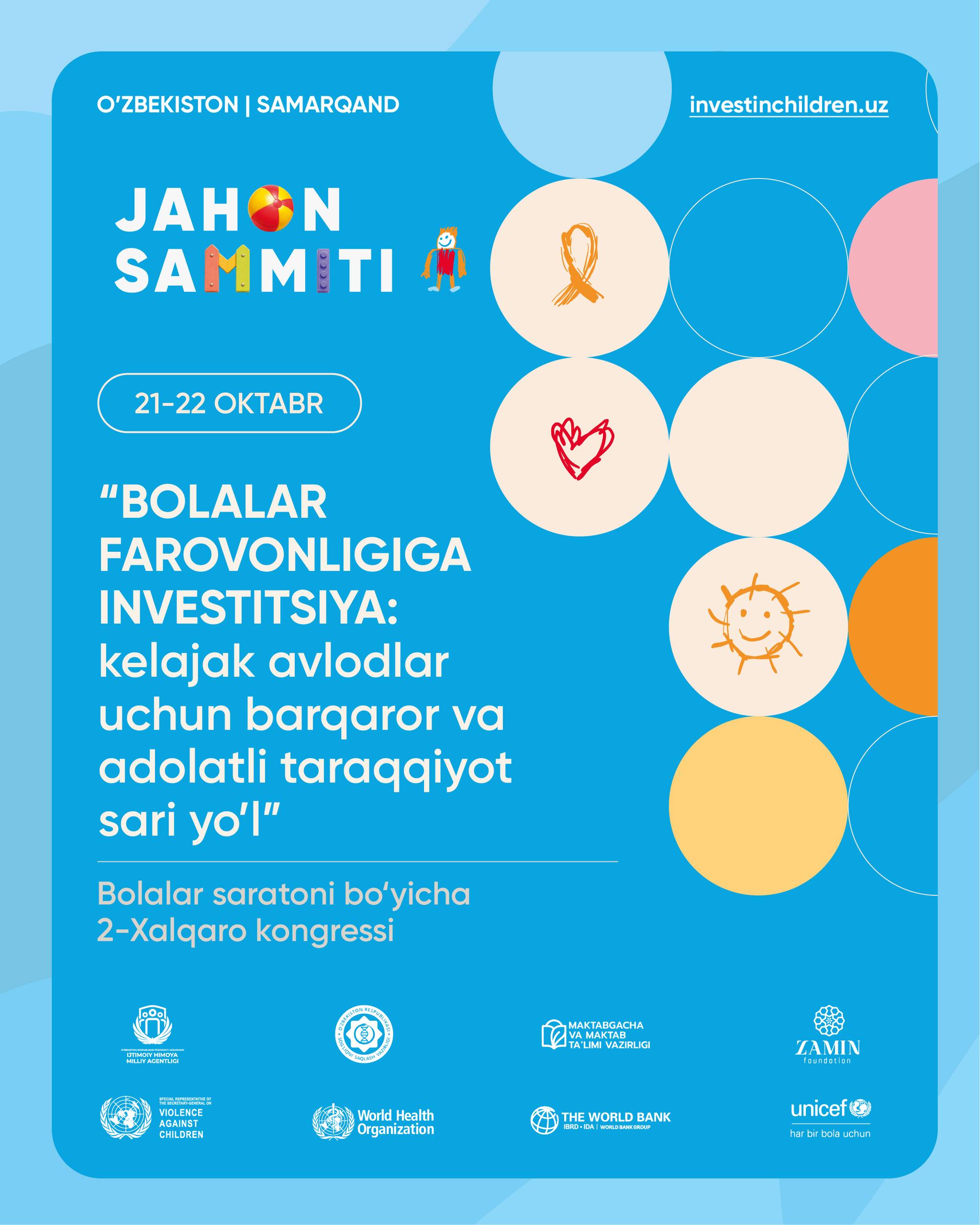 Samarkand to become a global platform for dialogue on children’s future